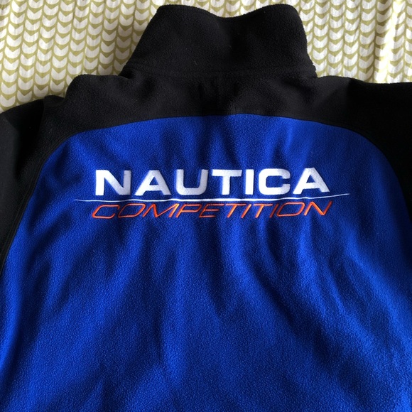 NAUTICA retro fleece colorblock pullover EUC - Picture 3 of 4